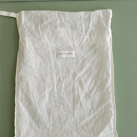 Six Stories Dassi Cami Cowl Front Satin Bridesmaid Dress in Sage - Picture 2 of 9